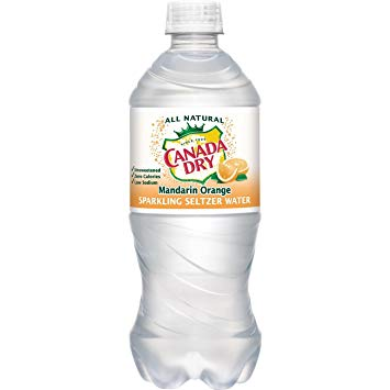 US CANADA DRY SELTZER WATER ORANGE