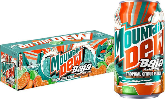 MOUNTAIN DEW BAJA BLAST CABO CITRUS