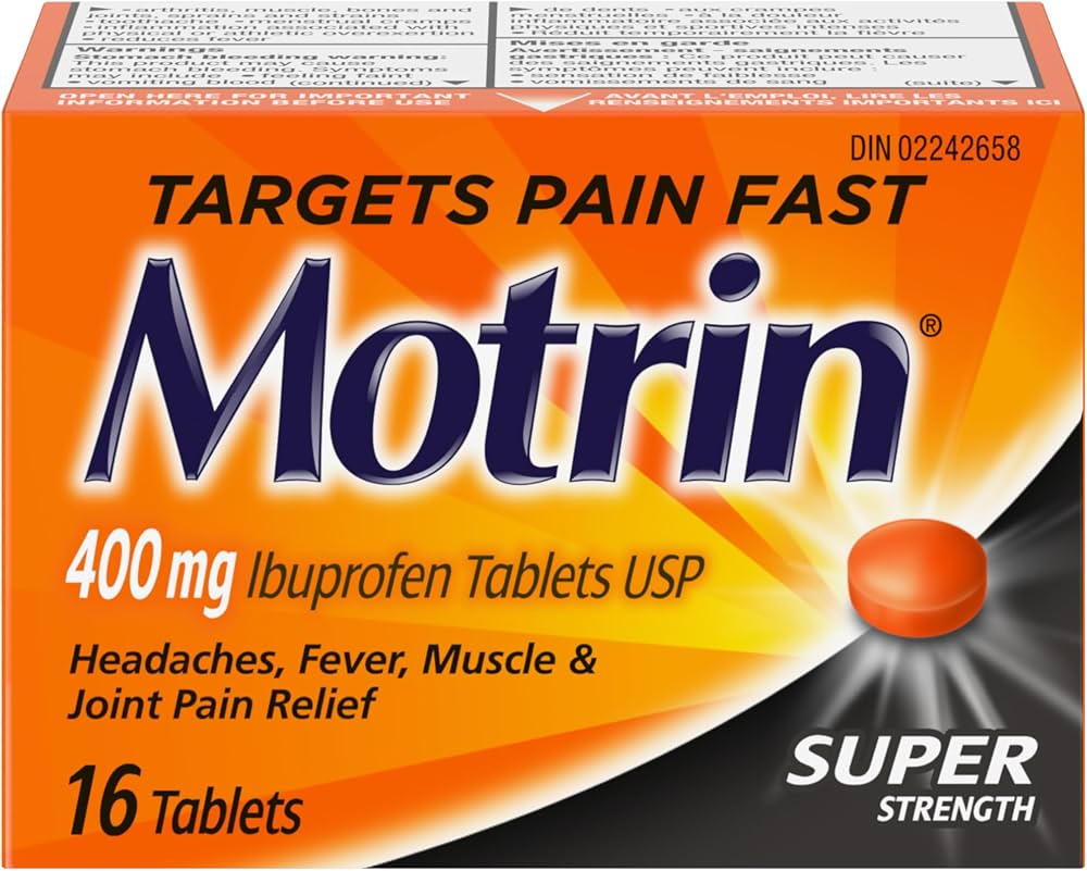 MOTRIN TARGETS PAIN FAST 400MG