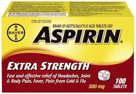 ASPIRIN EXTRA STRENGTH 500MG