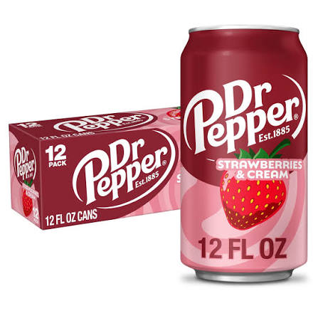 DR.PEPPER STRAWBERRY & CREAM